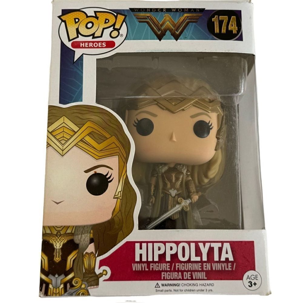 Funko POP! Heroes DC Comics Wonder Woman Hippolyta #174 Vinyl Figure Damaged Box